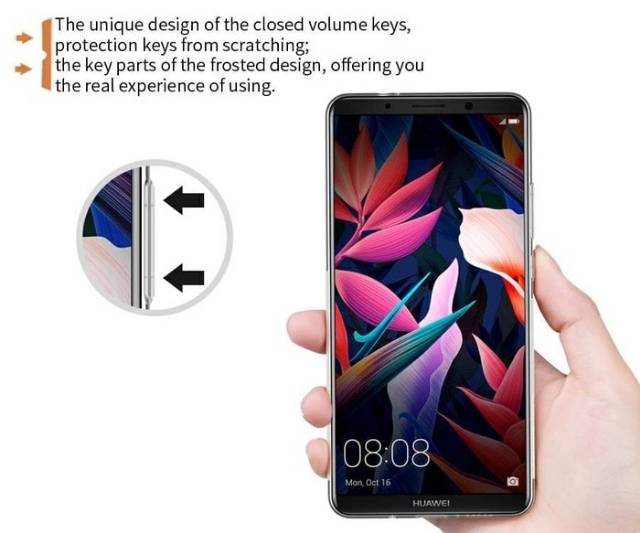 illkin Nature TPU ultra thin huawei mate 10 pro case casing cover transparan