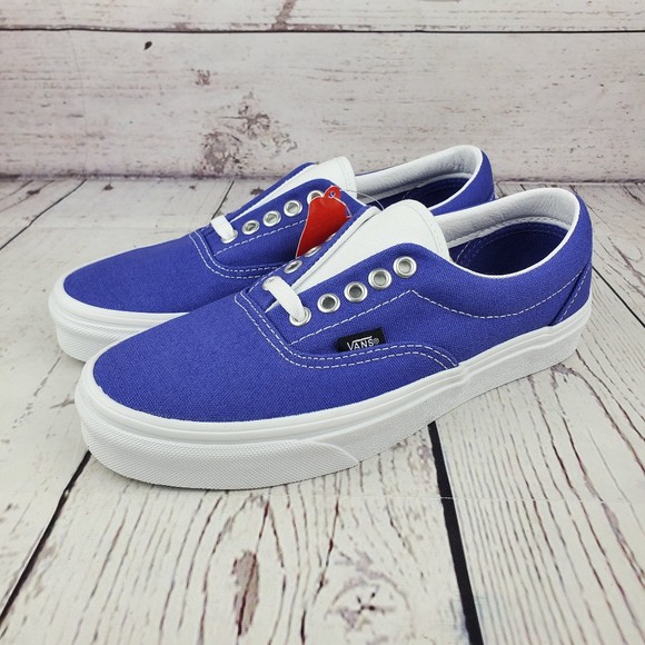 royal blue and white vans