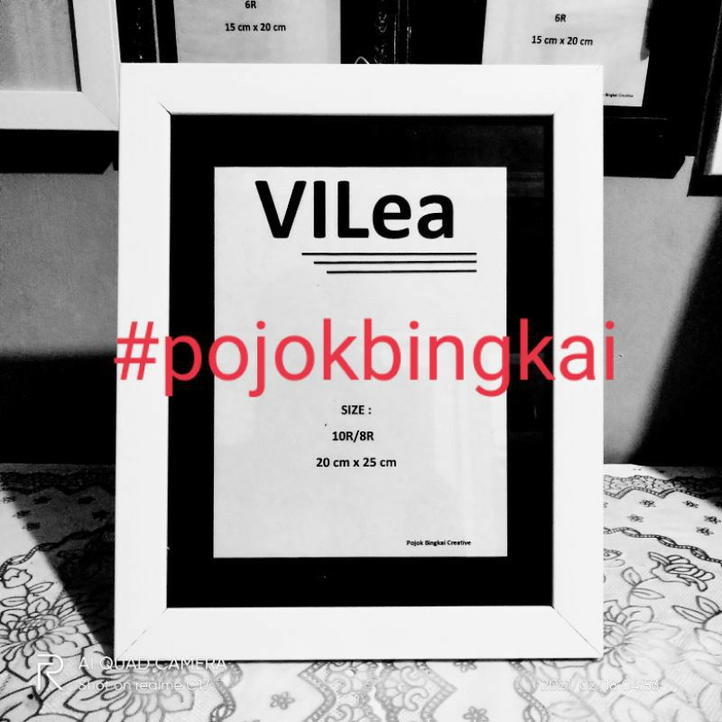 Bingkai Poto 10r Minimalis TANPA KACA 20*25 bingkai foto frame foto pass foto bingkai pajangan foto 