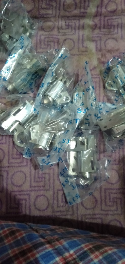 Grendel Kodok Murah / Grendel Jendela / Window Latch Nikel & Kuning