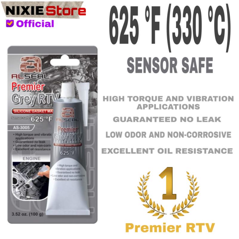 Lem Gasket Tahan Panas/ Sealant Gasket/ Grey RTV