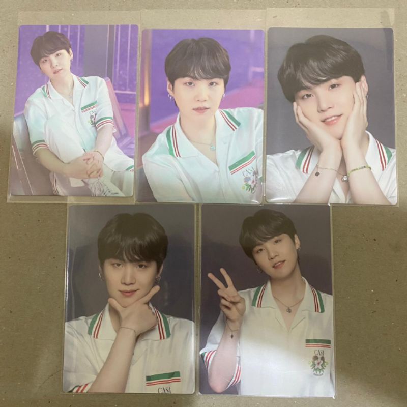 Bts sowoozoo mpc mini photocard official min Suga yoongi agust d