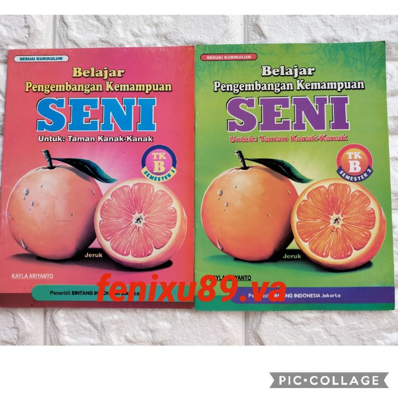 Jual Buku Belajar Seni Anak TK B Semester 1 | Shopee Indonesia