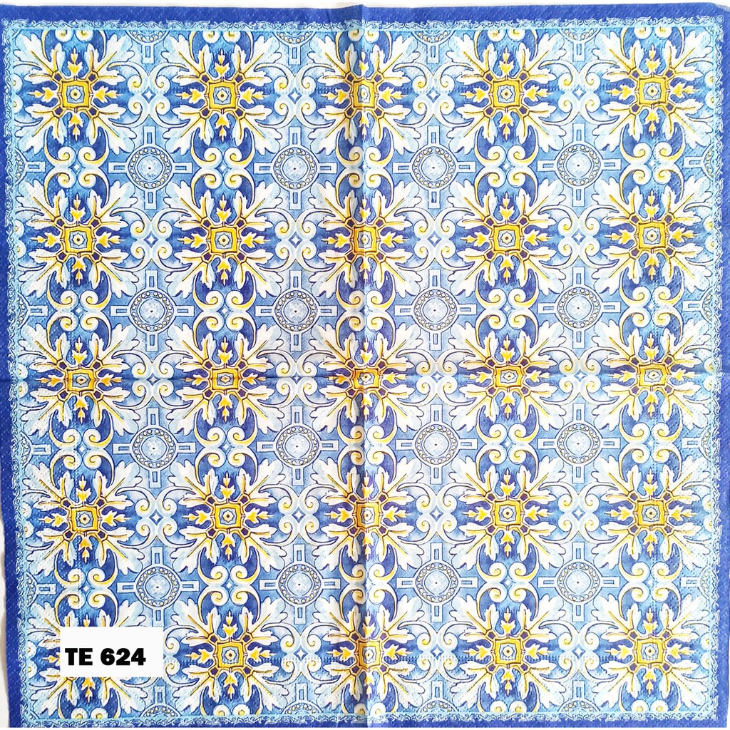 TISU NAPKIN DECOUPAGE EROPAH 33X33 CM TE  624 TTS