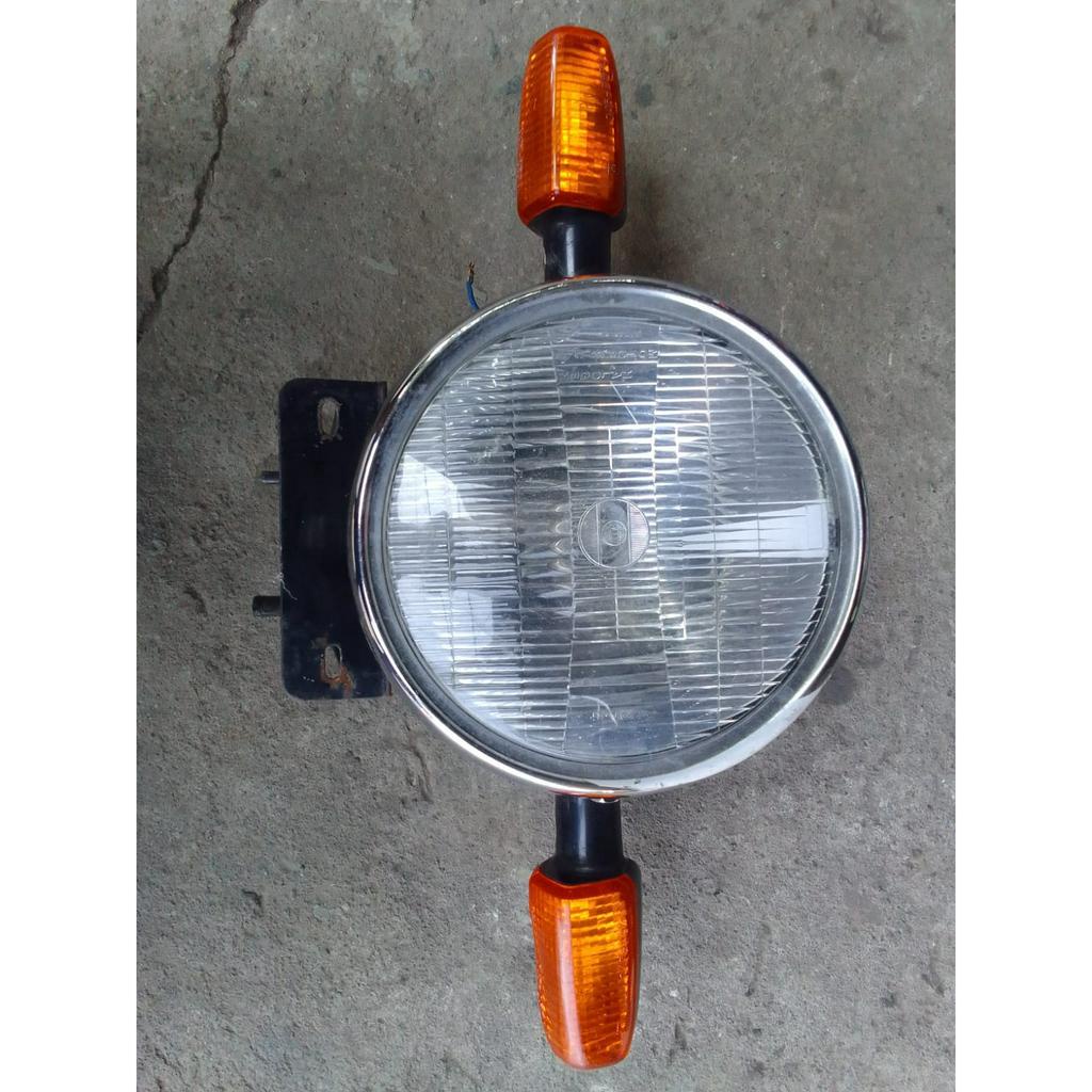 breket dudukan kupingan reflektor lampu depan headlamp sein reteng reting motor honda tiger lawas ti