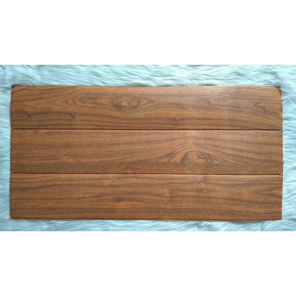 GM511 [1KG=26PCS] Wallpaper Dinding Foam 3D Kecil Motif Kayu / walpaper dinding Foam 50gr-WG - 17