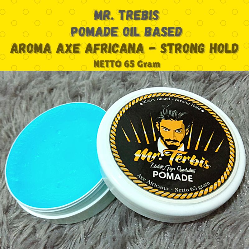 Pomade 1 Kg Isi 20 Pcs Waterbased Mr. Trebis Bebas Pilih Aroma Bonus Sisir