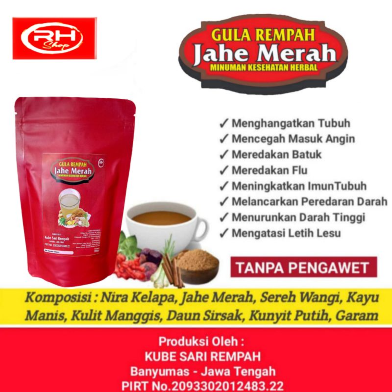 

GULA REMPAH JAHE MERAH