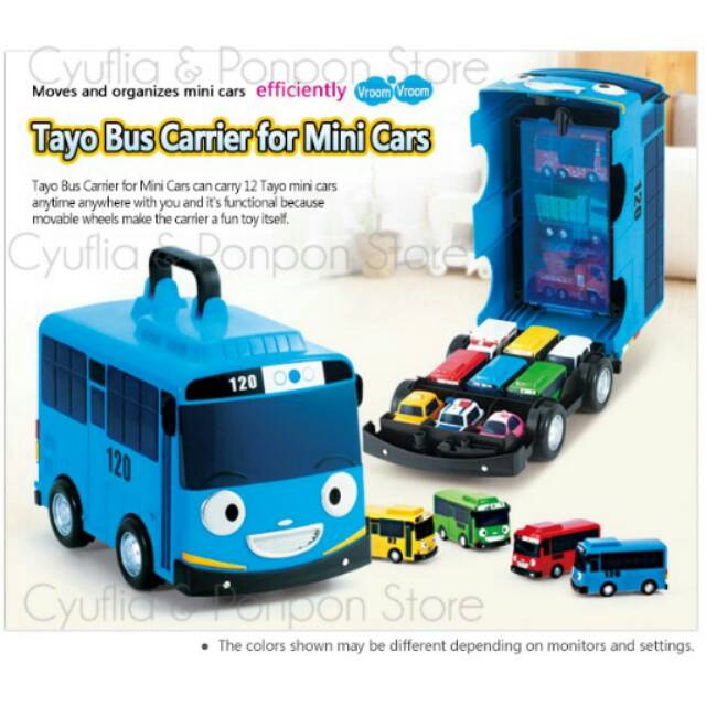  Tayo  the Little Bus Carrier Box  for Tayo  Cars ICONIX 