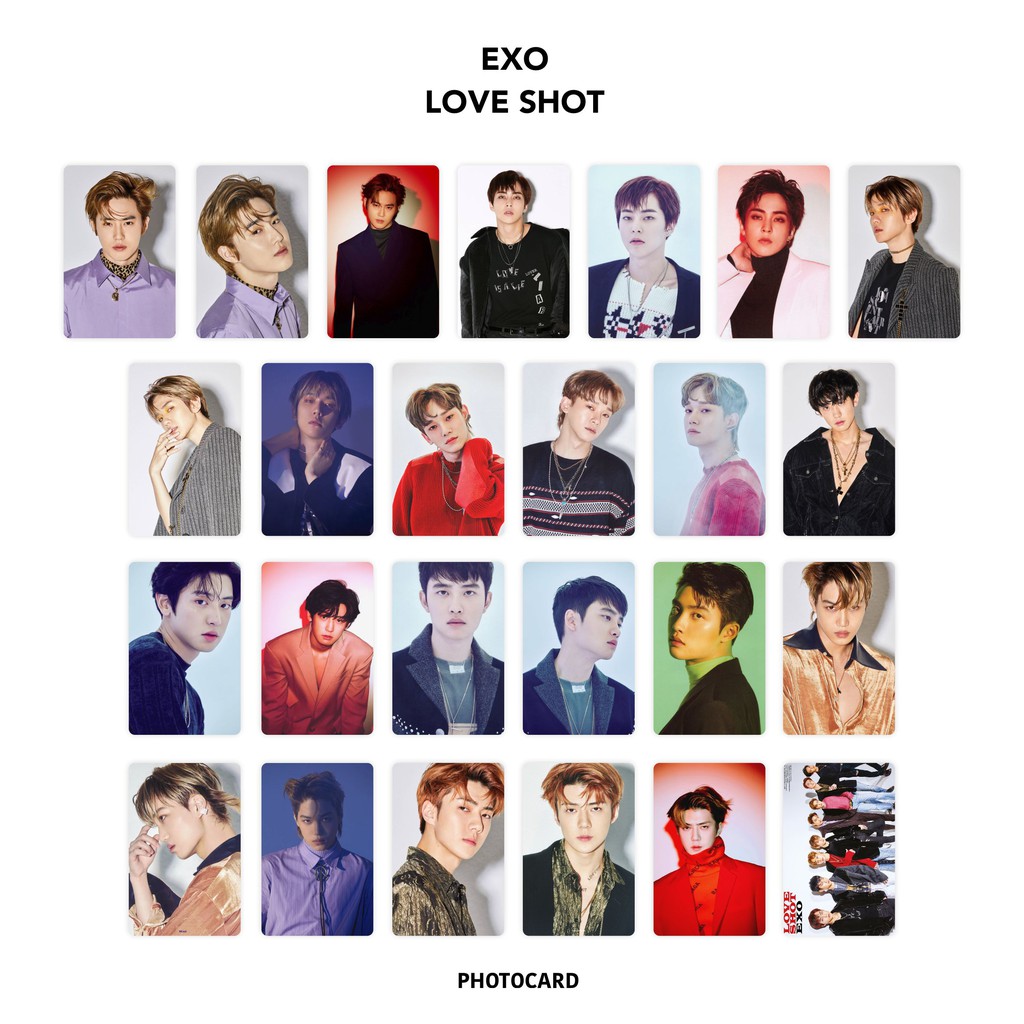 Photocard Exo Love Shot Isi 25 pcs