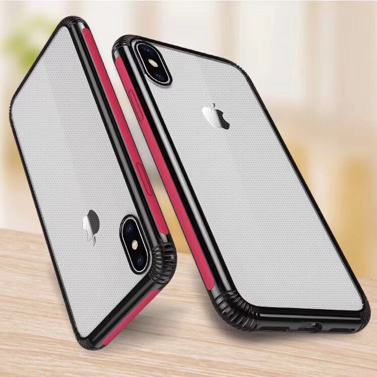 Case Iphone Xs Max - Fashion Case Iphone Xs Max Hybrid Clear