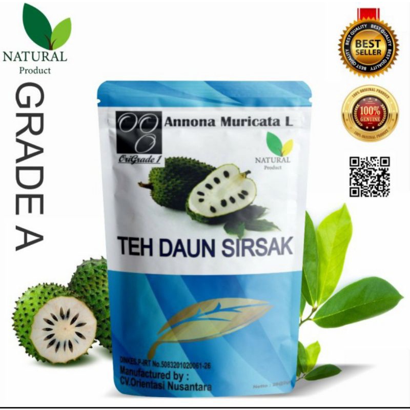 

Teh Celup Daun Sirsak kualitas Super Ampuh Mengobati kanker