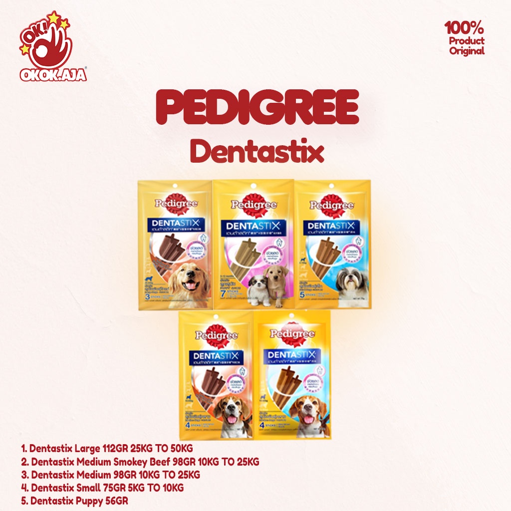 PEDIGREE DENTASTIX Snack Cemilan Anjing - Snack Anjing murah