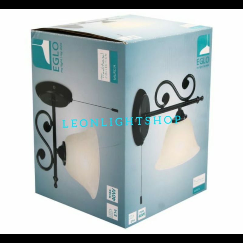 EGLO MURCIA LAMPU HIAS DINDING E-14/ACE WALL LAMP MURCIA E-14/ACE LAMPU HIAS DINDING INDOOR KLASIK