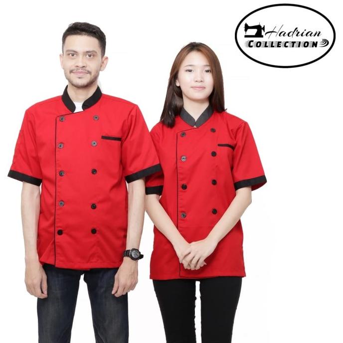 Baju koki Baju Chef ,Uniform Chef profesional,Seragam Chef