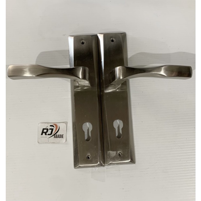 Handle Gagang Kunci Pintu Besar Stainless SUS304 Tebal Tanpa Body SES