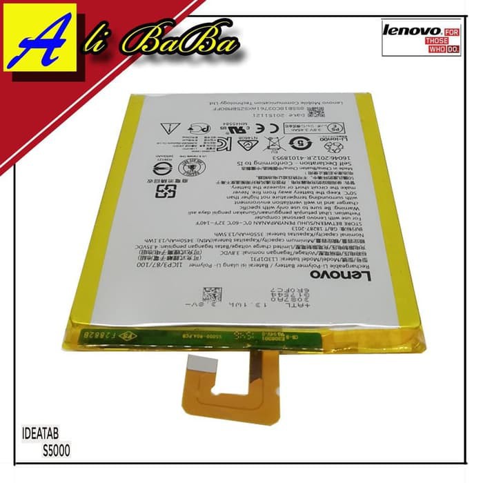 DISKON BATERAI TABLET LENOVO IDEA TAB S5000 A3500 TAB-2 A7 LI3D1P31 BATRE TAB
