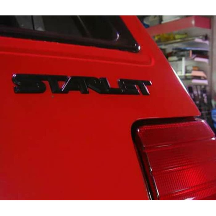 OnQ Parts -  Stiker Emblem Starlet Kotak