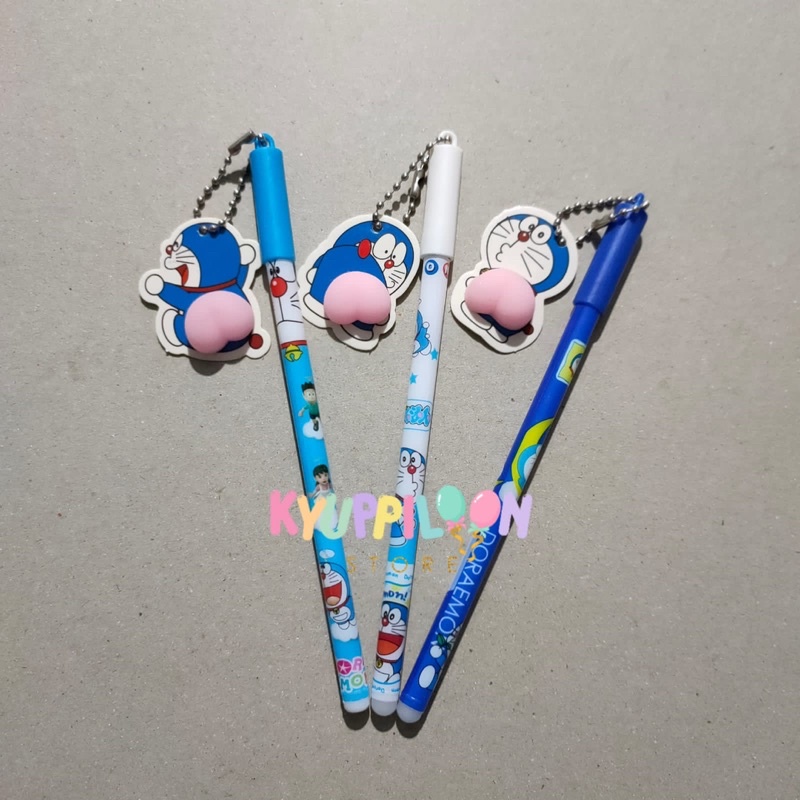 

12pcs Bolpen Doraemon / Pulpen / Ballpen Karakter Lucu / Grosir Murah Alat Tulis