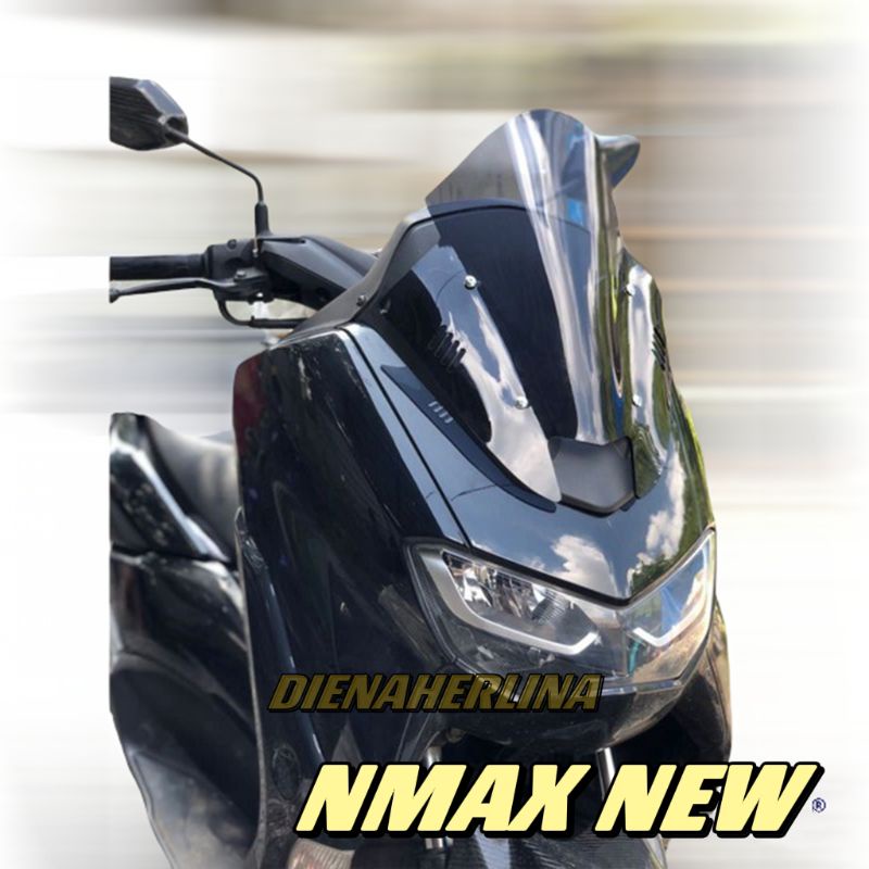 WINDSHIELD TDR V2 MINI SIRIP NMAX NEW VISOR TDR V2 MINI SIRIP NMAX NEW TEBAL 4 MILI