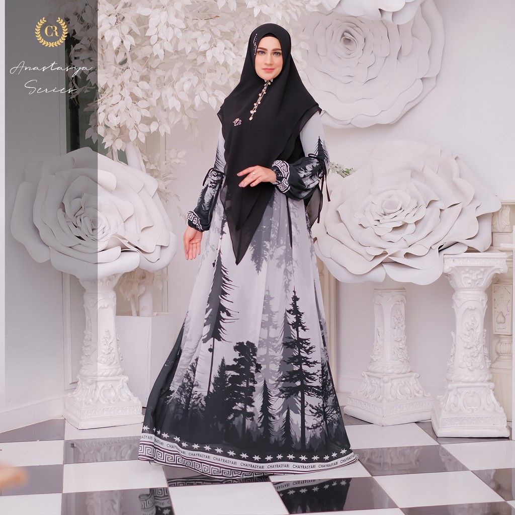 Dress Muslim ll Dress muslim Wanita ll Syari Set ll Chayra Syari BY TIKA RAMLAN (Anastasya Series )