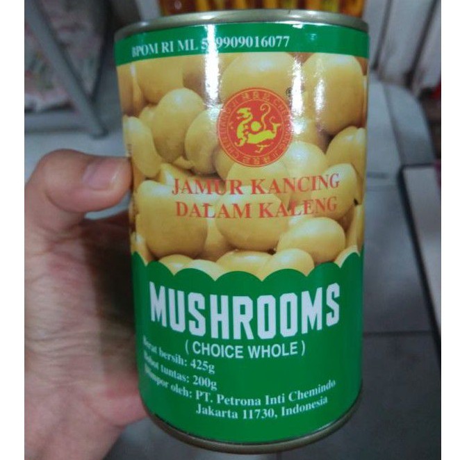 

Jamur Kancing Dalam Kaleng / Mushrooms Choice Whole / Jamur Kaleng Import