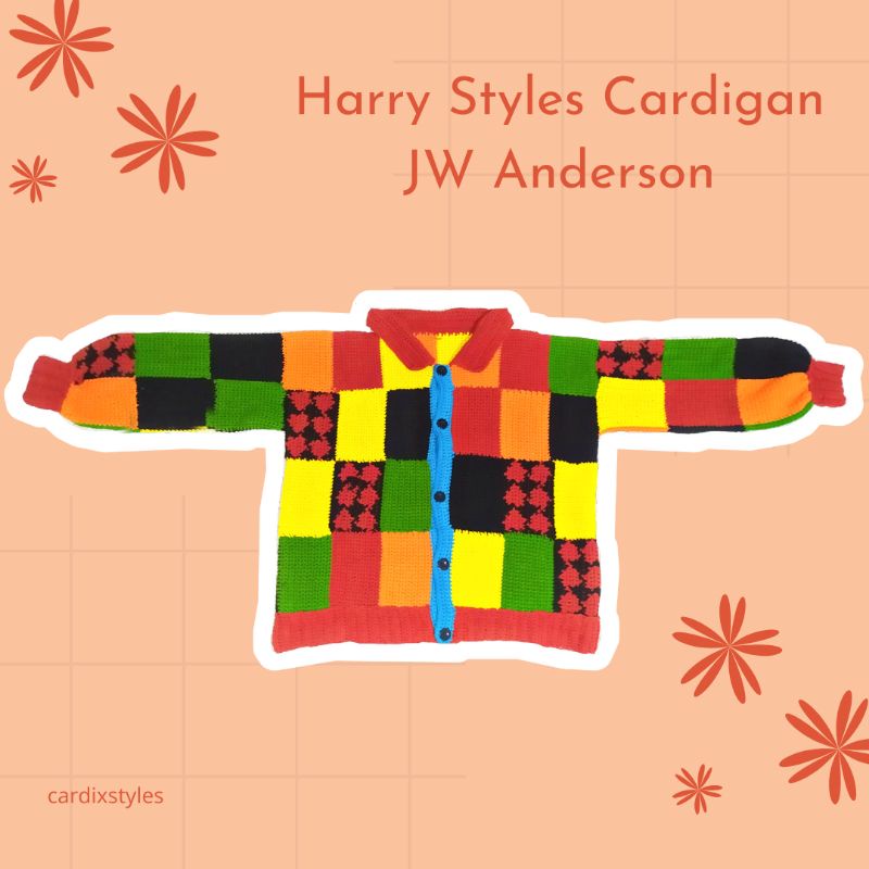 Cardigan Harry Styles X JW Anderson Hand Made Crochet/Rajut