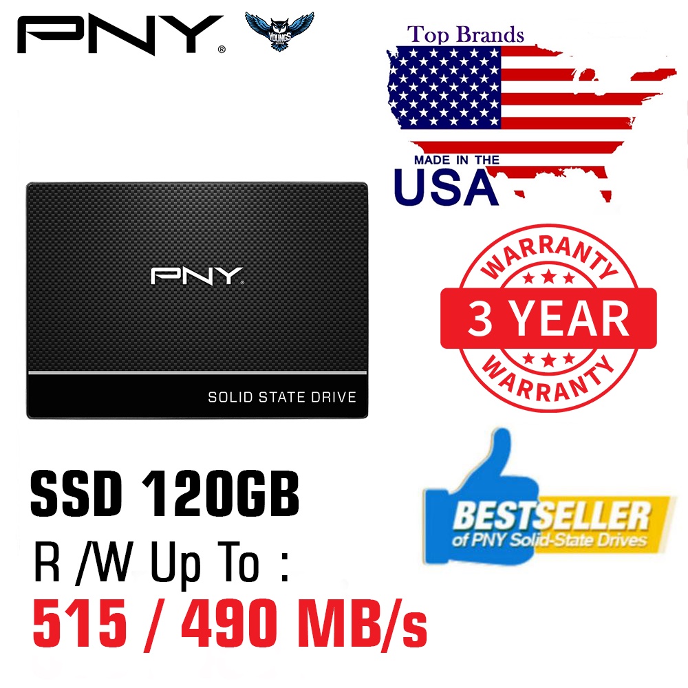 SSD 120 GB PNY CS900 2,5inch Internal SATA III 6Gb/s Nand 120GB 2.5&quot;