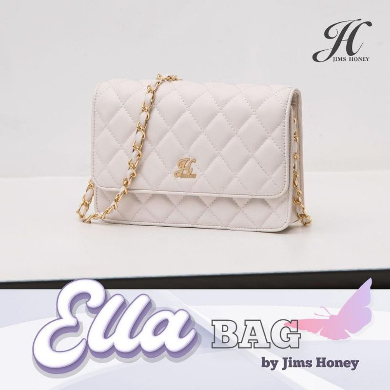 ELLA BAG JIMS HONEY WARNA PUTIH / WHITE / SLING BAG / TAS SELEMPANG