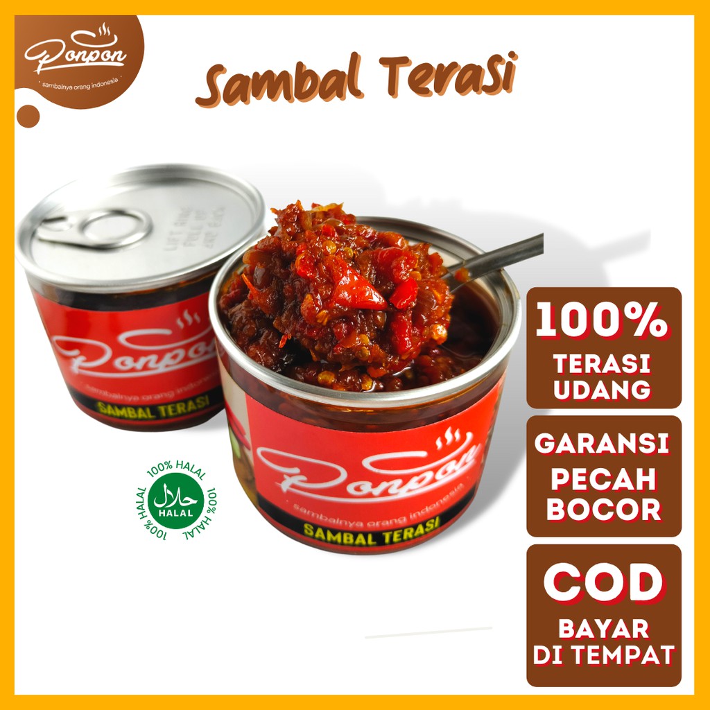 

SAMBAL TERASI SAMBEL TERASI UDANG MAKANANA SIAP SAJI, Ready Sambal Bajak, Bawang, Matah, Dabu Dabu