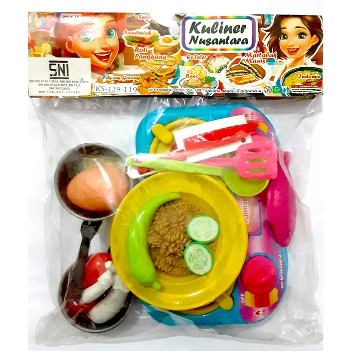 Mainan Edukasi Masakan  Nusantara KS 139-119
