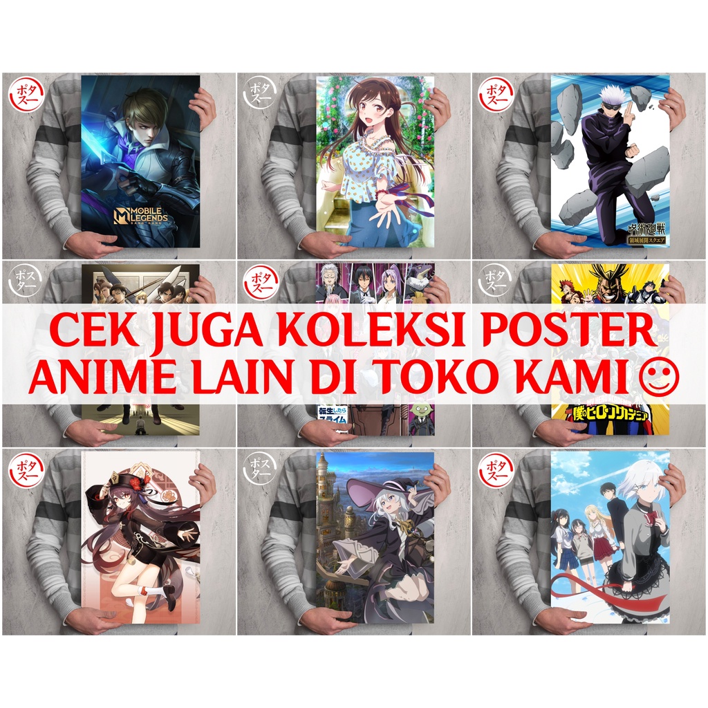 Koleksi Poster Anime Go Toubun no Hanayome - Itsuki Yotsuba Miku Nino Ichika - A3+