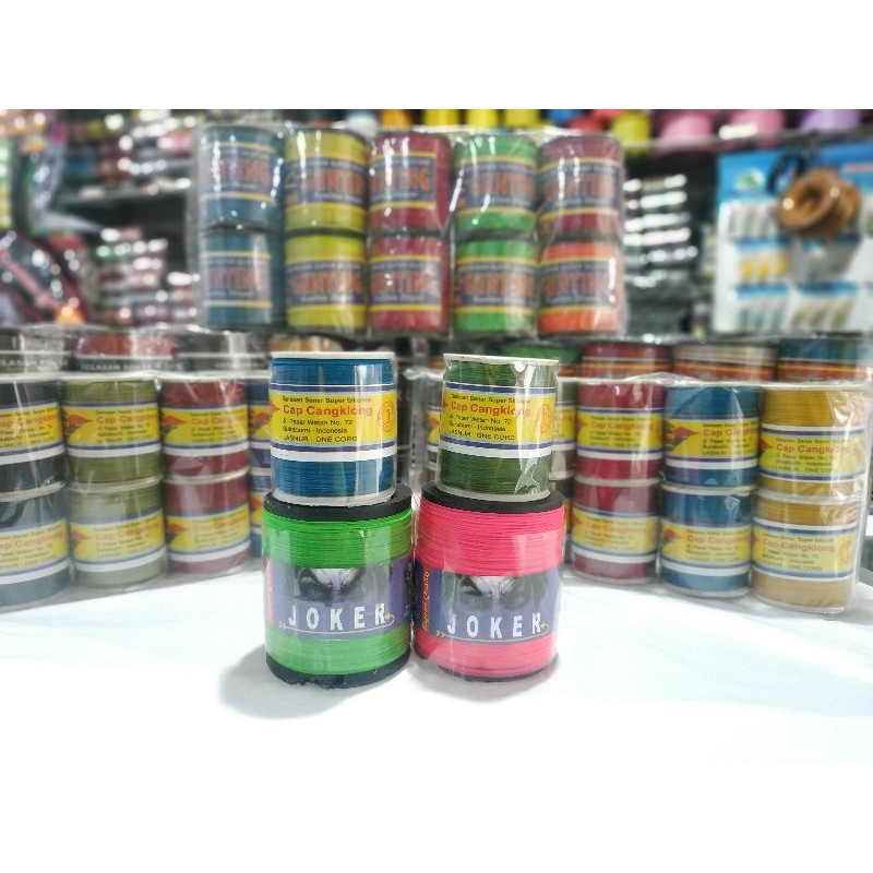 Senur/kenur gelasan layangan cap cobra cangklong campuran murah berkualitas