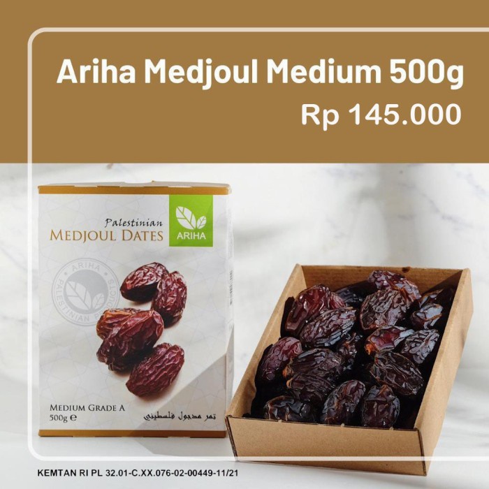 

Kurma Medjool ASLI PALESTINA Medium 500gr