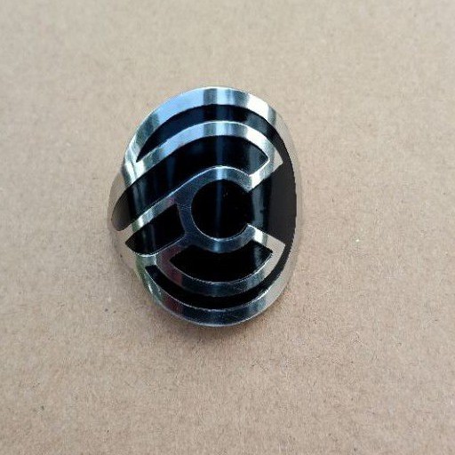 Emblem Sepeda Cinelli Logam Stainless