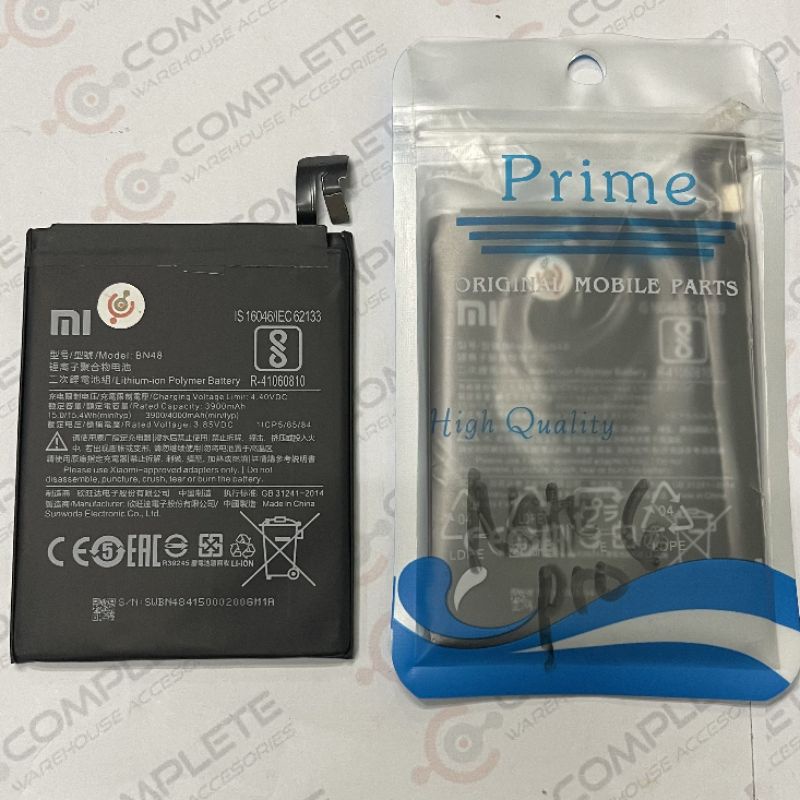 BATERAI BN-48 | BN48 | BN 48 | BATT REDMI NOTE 6 PRO ORIGINAL