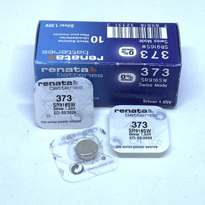 Baterai Renata 373 SR916SW Original Swiss - Baterai Jam Tangan 916