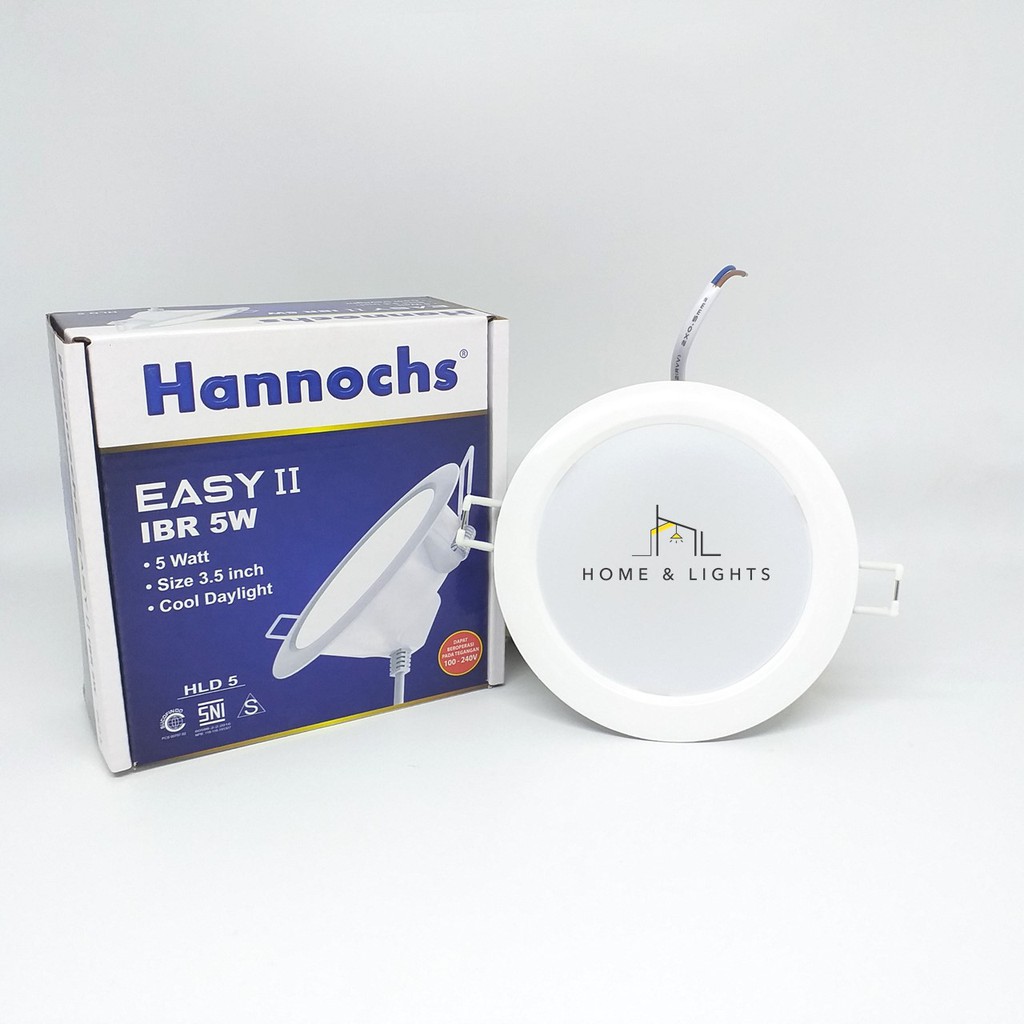 Lampu Downlight LED Hannochs Easy II Bulat 3W 5W 7W 9W 12W 15W 20W