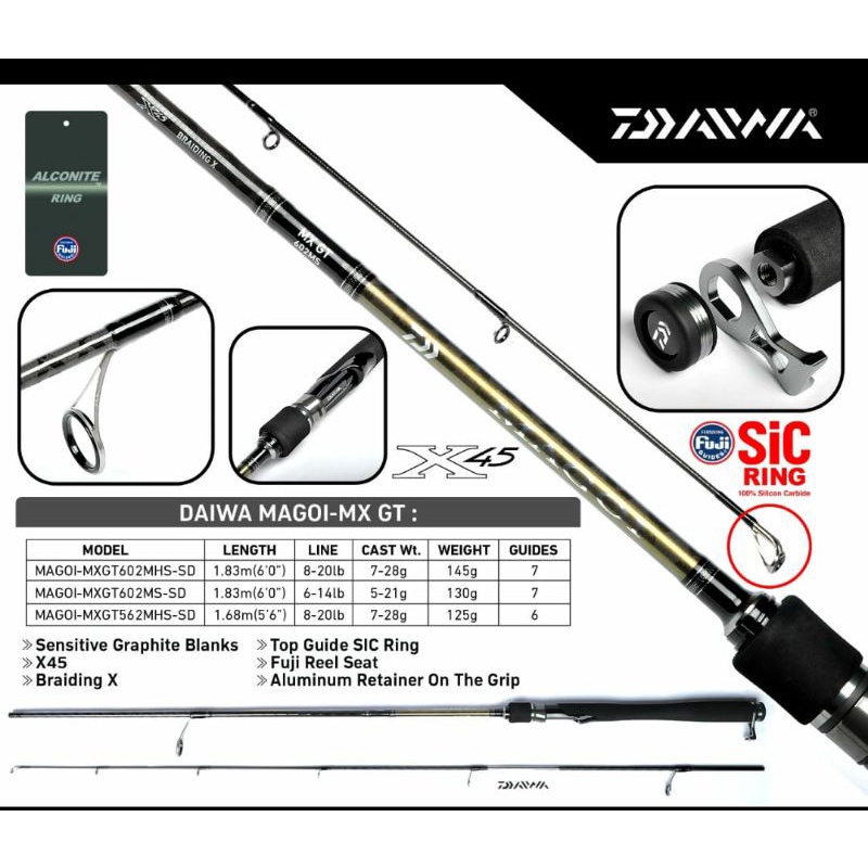 joran DAIWA MAGOI-GT MX 602 MS, 14lb