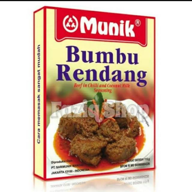 

Munik bumbu Rendang