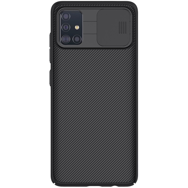 Case Samsung Galaxy A51 Nillkin CamShield Camera Cover Slide Casing - Black