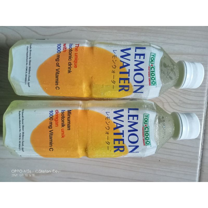 Uc 1000 Lemon Water Shopee Indonesia