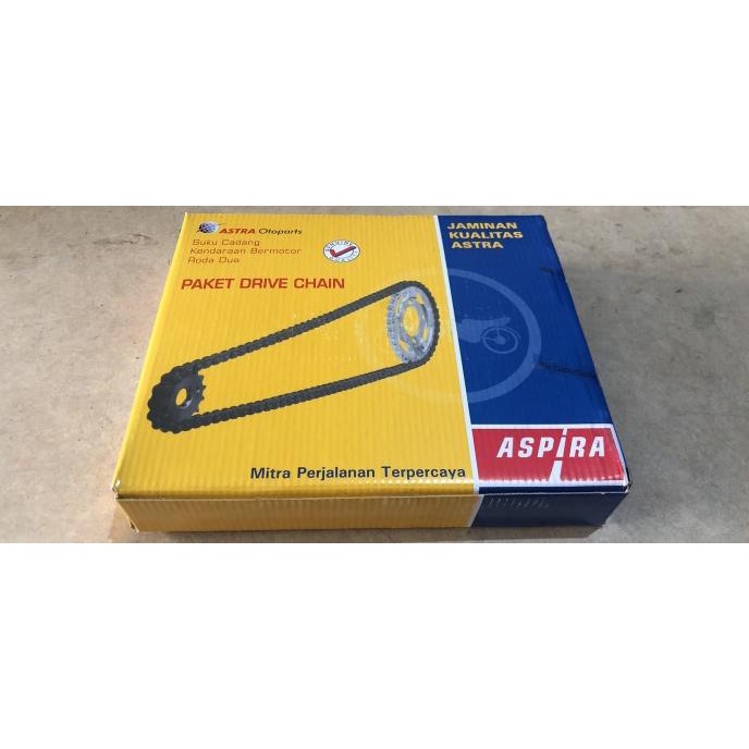 GEAR GIR SET PLUS RANTAI HONDA MEGARPRO / GL PRO NEOTECH MERK ASPIRA rodam45 Murah