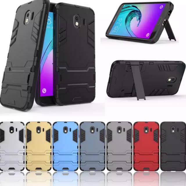 Case Robot Samsung A8 A8 Star A8 Plus A9 2018 - Hard Case Transformer Stand Armor
