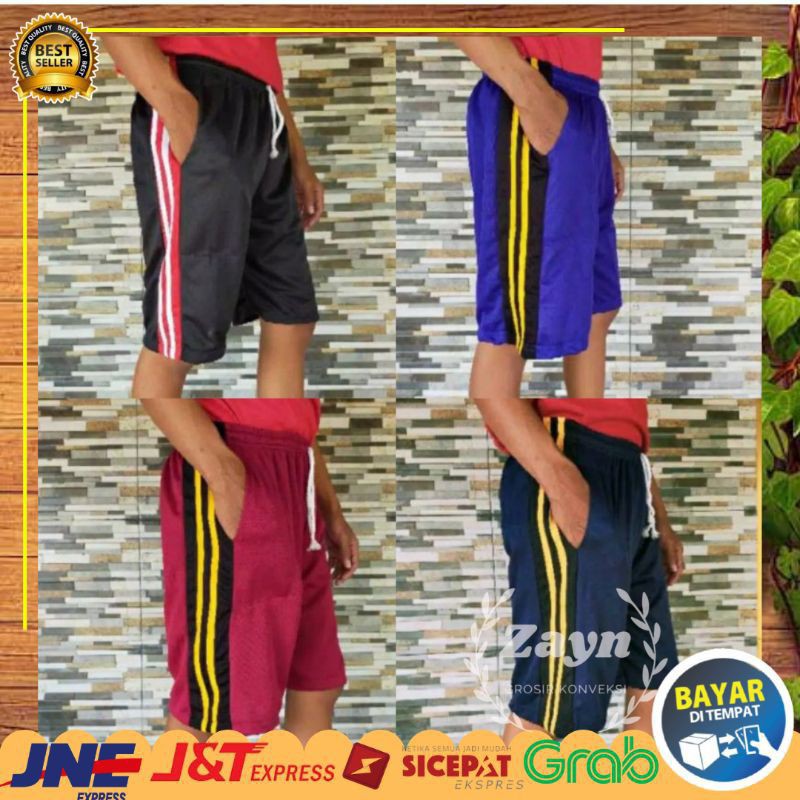 Celana Pendek Kolor cowok Pria Santai Olahraga termurah big size jumbo L / 3L XXXL