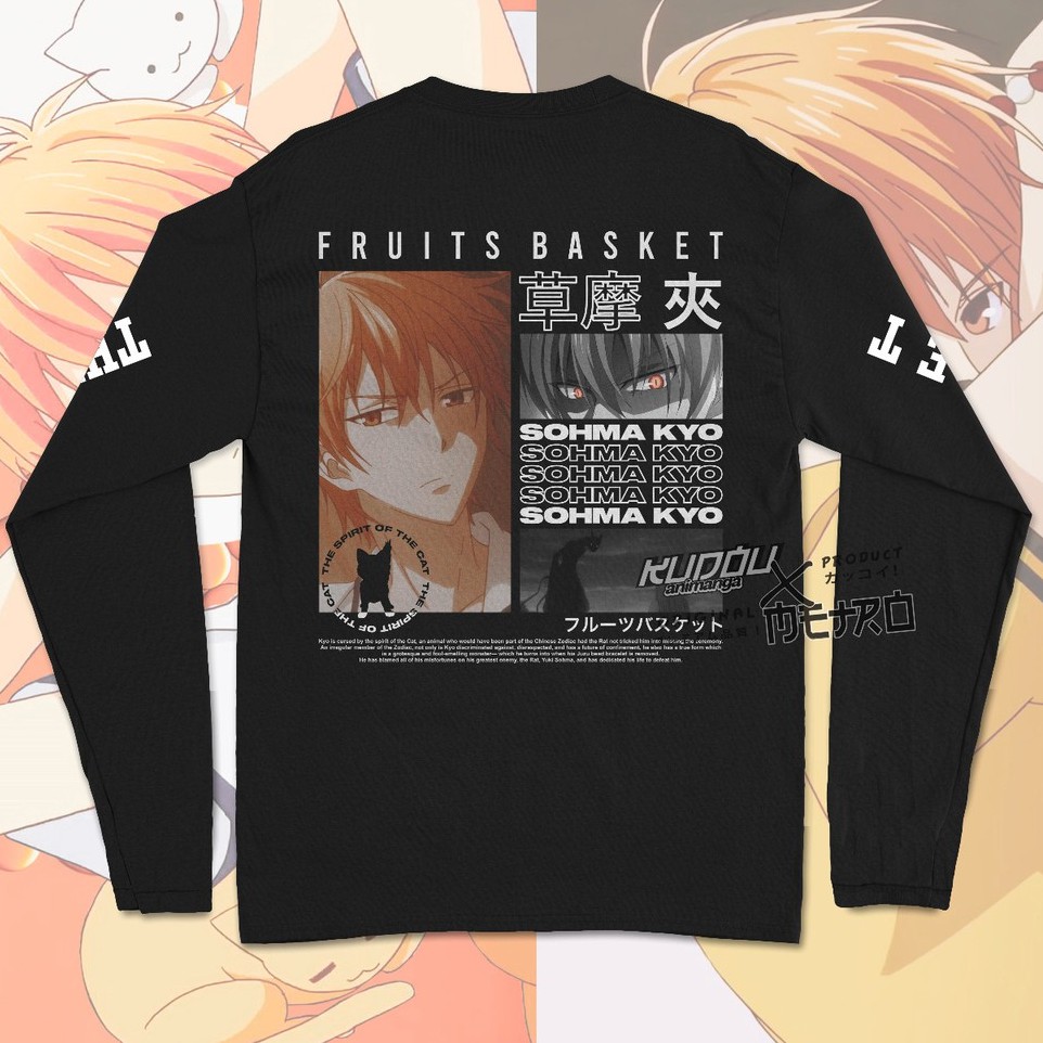 Longsleeve Sohma Kyo V2 Anime Manga Fruit Basket Premium Unisex