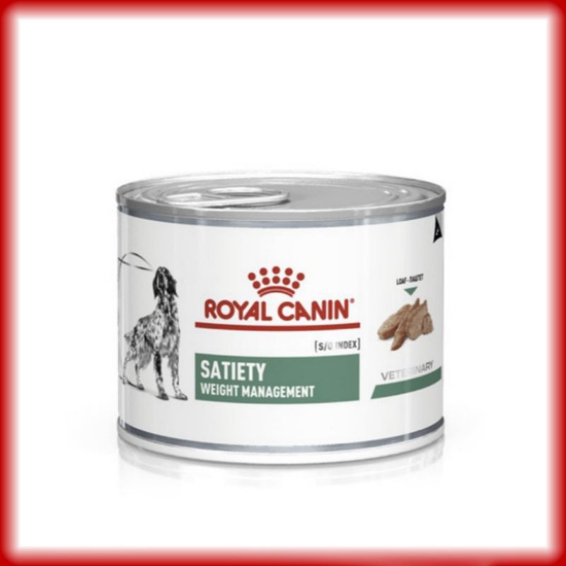 Royal Canin Vet Satiety Dog Kaleng 195g / Makanan Anjing Wet food