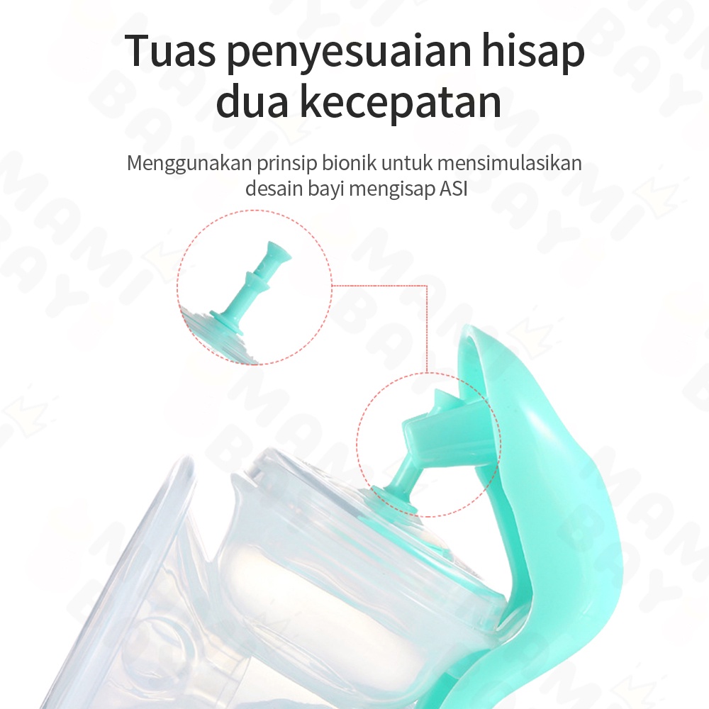 OKEYI Pompa asi silikon manual portable breast pump 180ml BPA Free