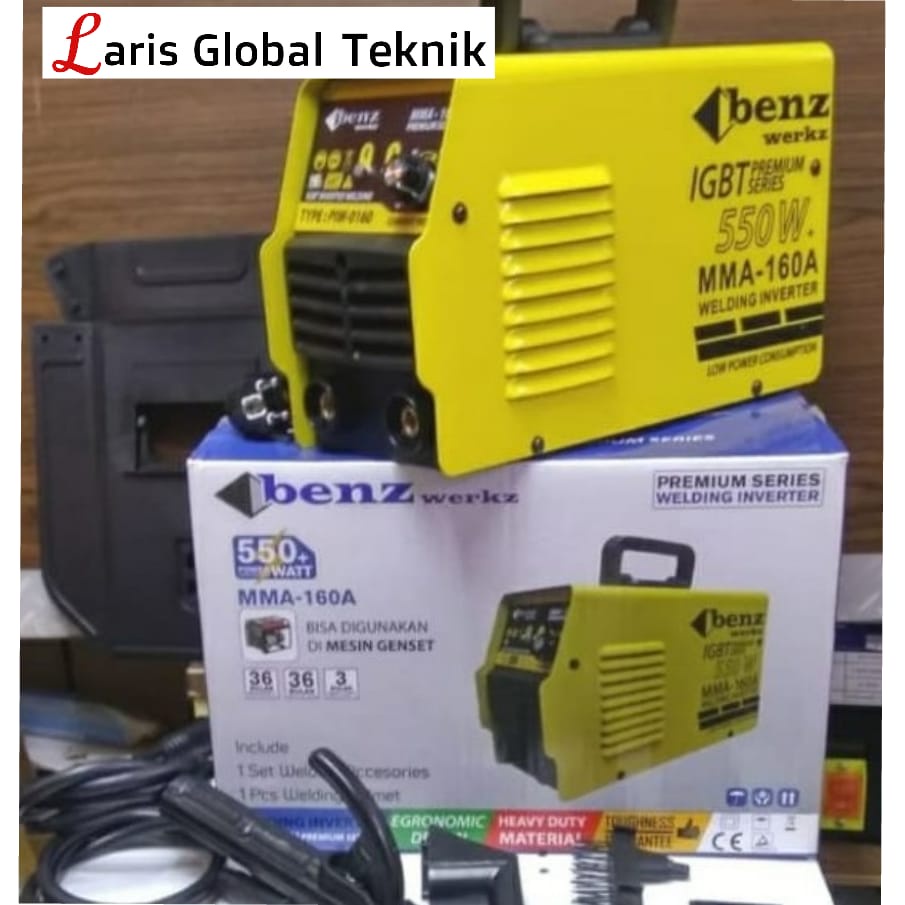 MESIN LAS LISTRIK BENZ MMA-160 IGBT 550 Watt