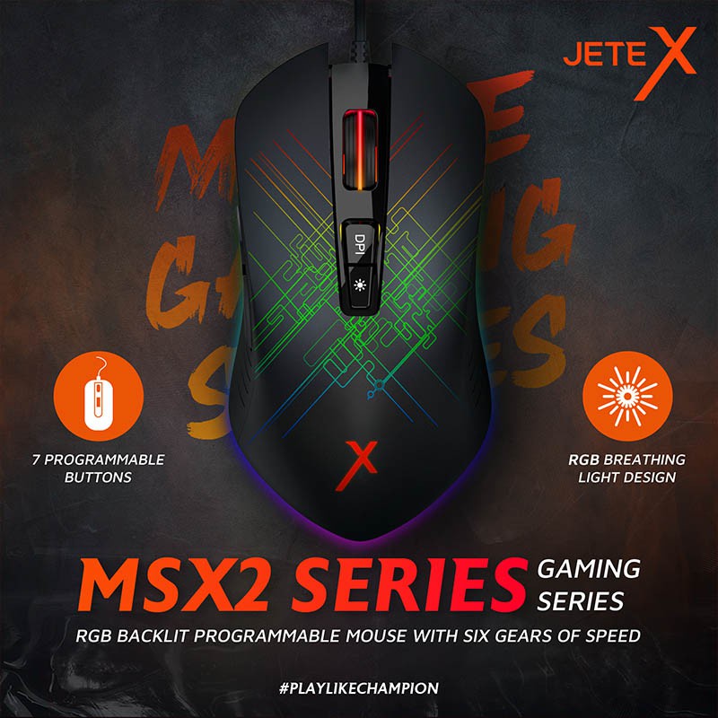 MOUSE GAMING JETE X MSX2 SERIES - ORIGINAL